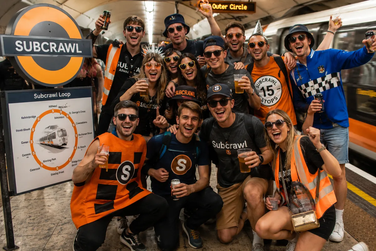 Subcrawl group photo from the PubRun route collection